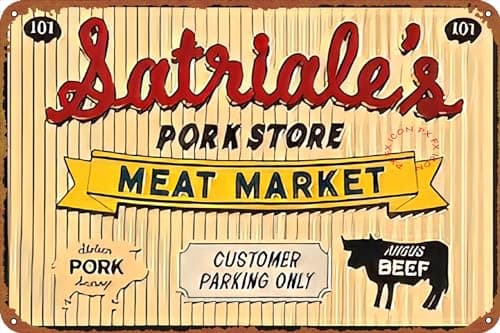 Satriale's Retro Metal Sign