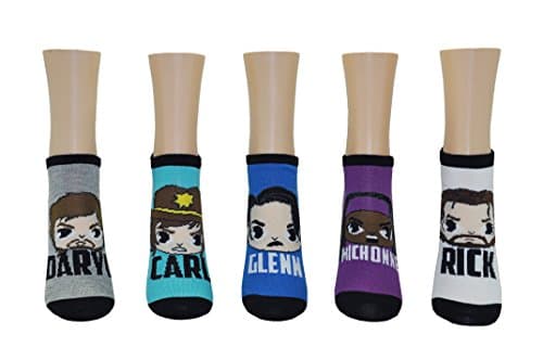 Walking Dead Lowcut Socks, 5 Pairs