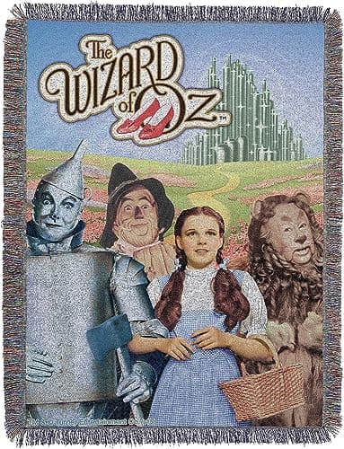 Northwest Wizard of Oz Group Tapestry Throw