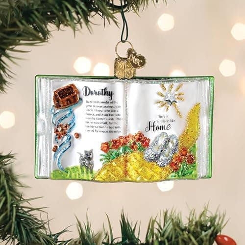 Old World Christmas Wizard of Oz Book Ornament