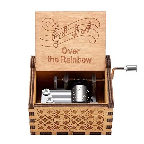 Over the Rainbow Hand-Crank Music Box
