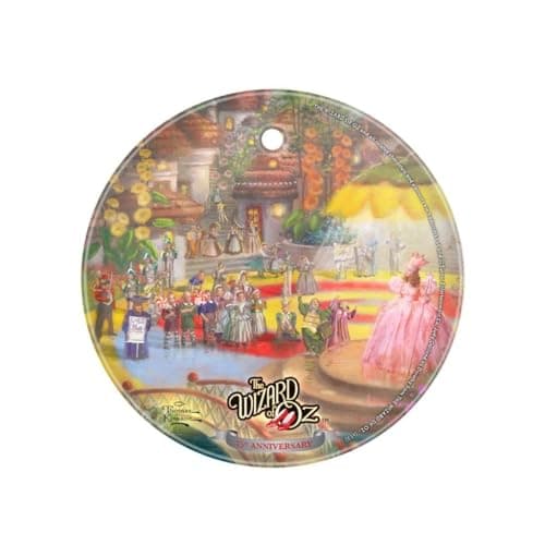 Thomas Kinkade Studios Munchkin Land Hanging Glass Art