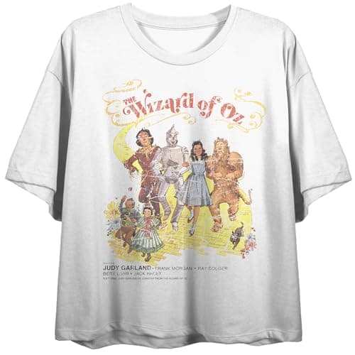 Wizard of Oz Character-Art Crop Tee