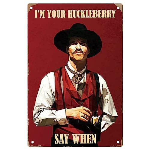 Doc Holliday Western Metal Sign