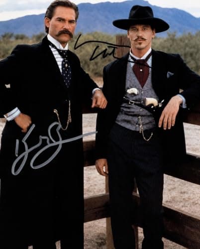 Kurt Russell and Val Kilmer Signed Photo Reprint