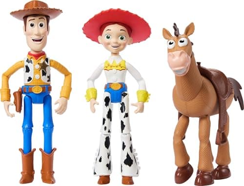 Woody, Jessie & Bullseye Posable Figures