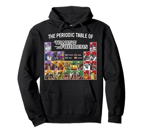 Retro Autobots periodic-table hoodie