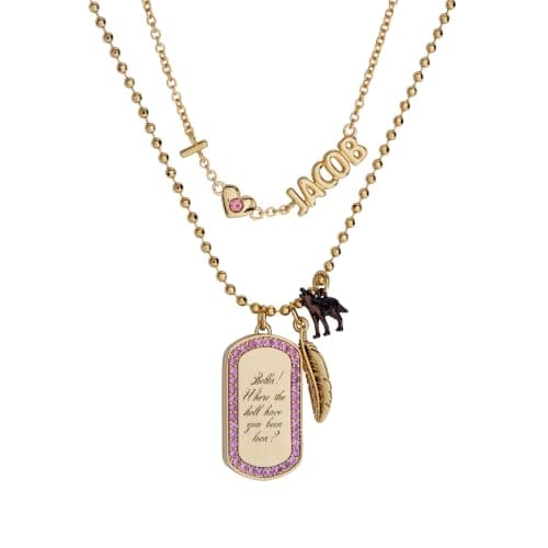 Alex and Ani Team Jacob dog tag necklace