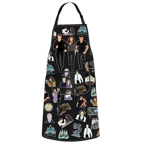 Edward and Bella-themed kitchen apron