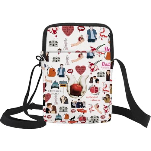 Twilight-inspired canvas crossbody bag