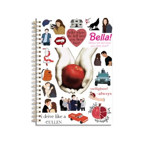 Twilight-inspired spiral notebook