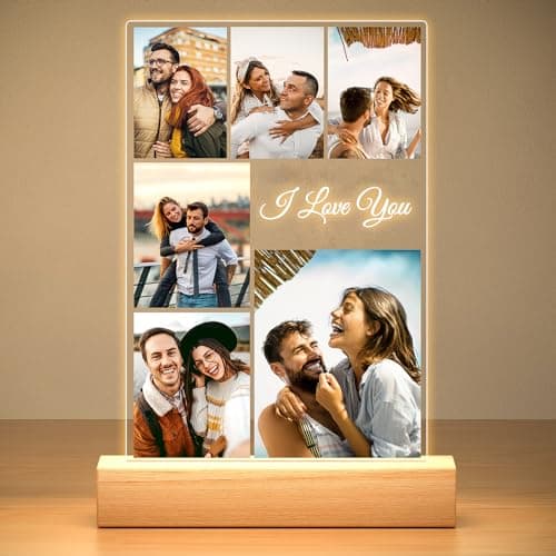 Custom Photo Frame with Night Light