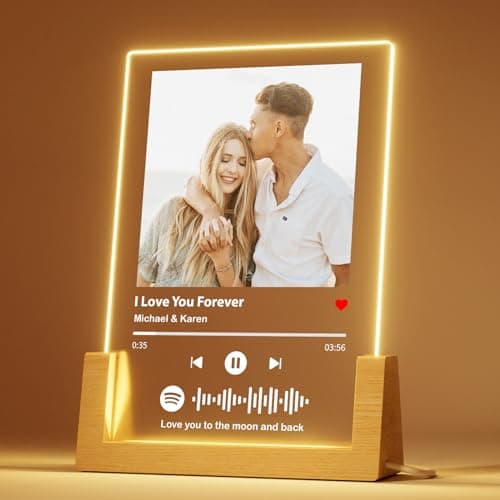 Custom Spotify Song Plaque with Photo