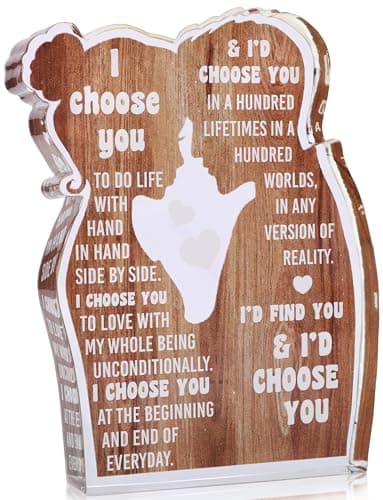 Romantic Acrylic Desk Sign