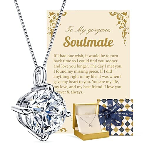 2 Carat Moissanite Pendant Necklace