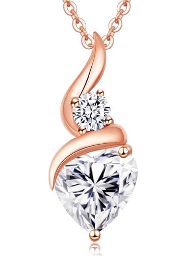 Heart Moissanite Necklace