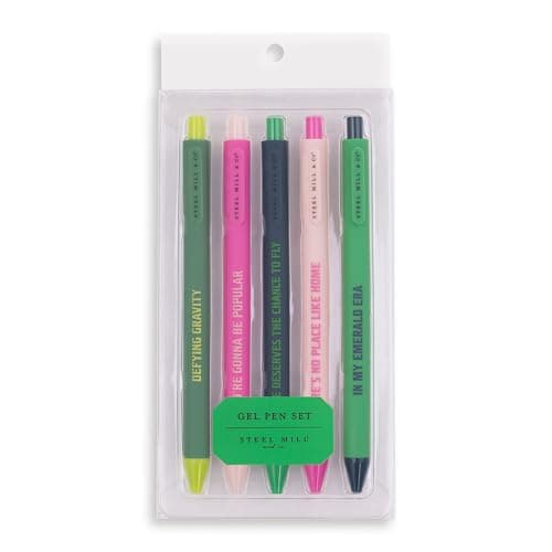 Wicked Pink and Green Gel Pen Set