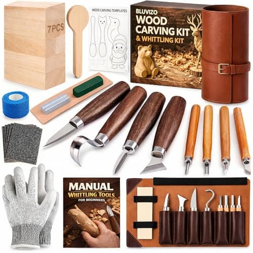 Wood carving and whittling kit
