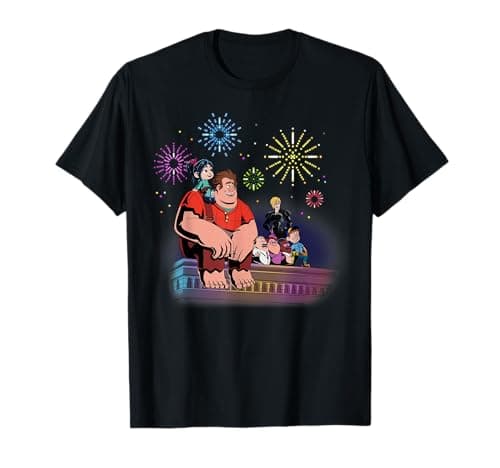 Wreck-It Ralph New Year's Eve Fireworks T-Shirt