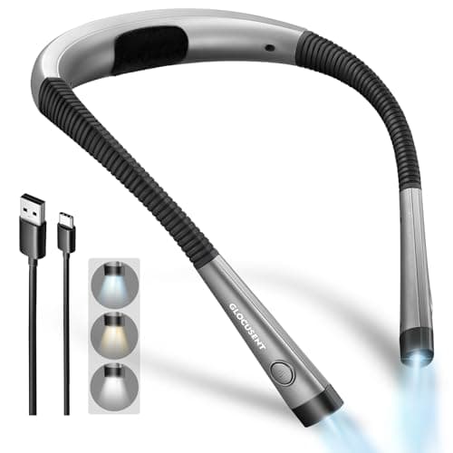 Rechargeable neck reading light
