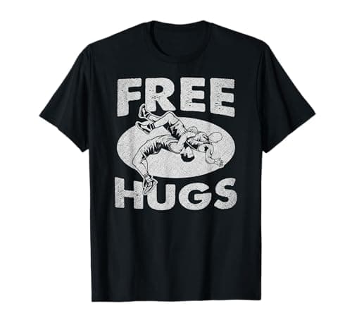 Free Hugs Wrestling T-Shirt