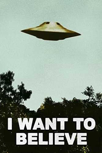 I Want To Believe UFO Poster