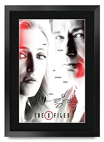 The X-Files David Duchovny Framed Autograph Picture