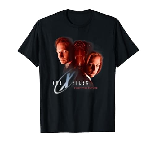 The X-Files Mulder and Scully Fight The Future 90s T-Shirt