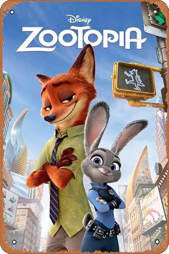 Zootopia Vintage Metal Tin Sign